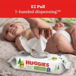 Sensitive Baby Wipes, Huggies Natural Care Baby Diaper Wipes, Unscented, Hypoallergenic, 99% Purified Water, 10 Flip-Top Packs (560 Wipes Total) - Image 5